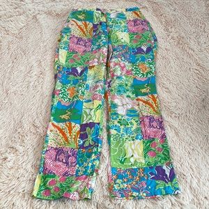 Lilly Pulitzer Vintage Patchwork Pants.